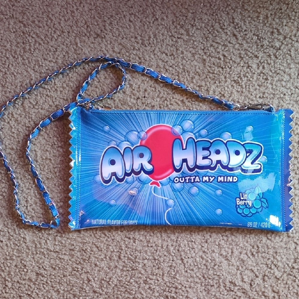 Blue Airheadz Candy-Themed Crossbody Bag
